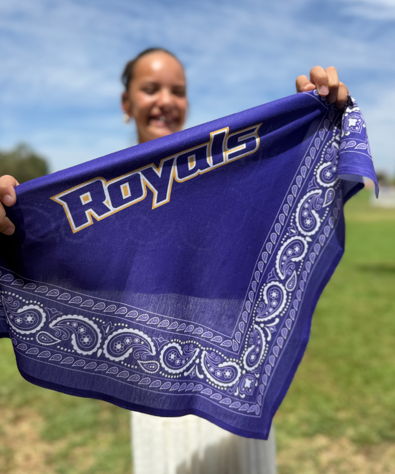 Purple Royals Rally Bandana