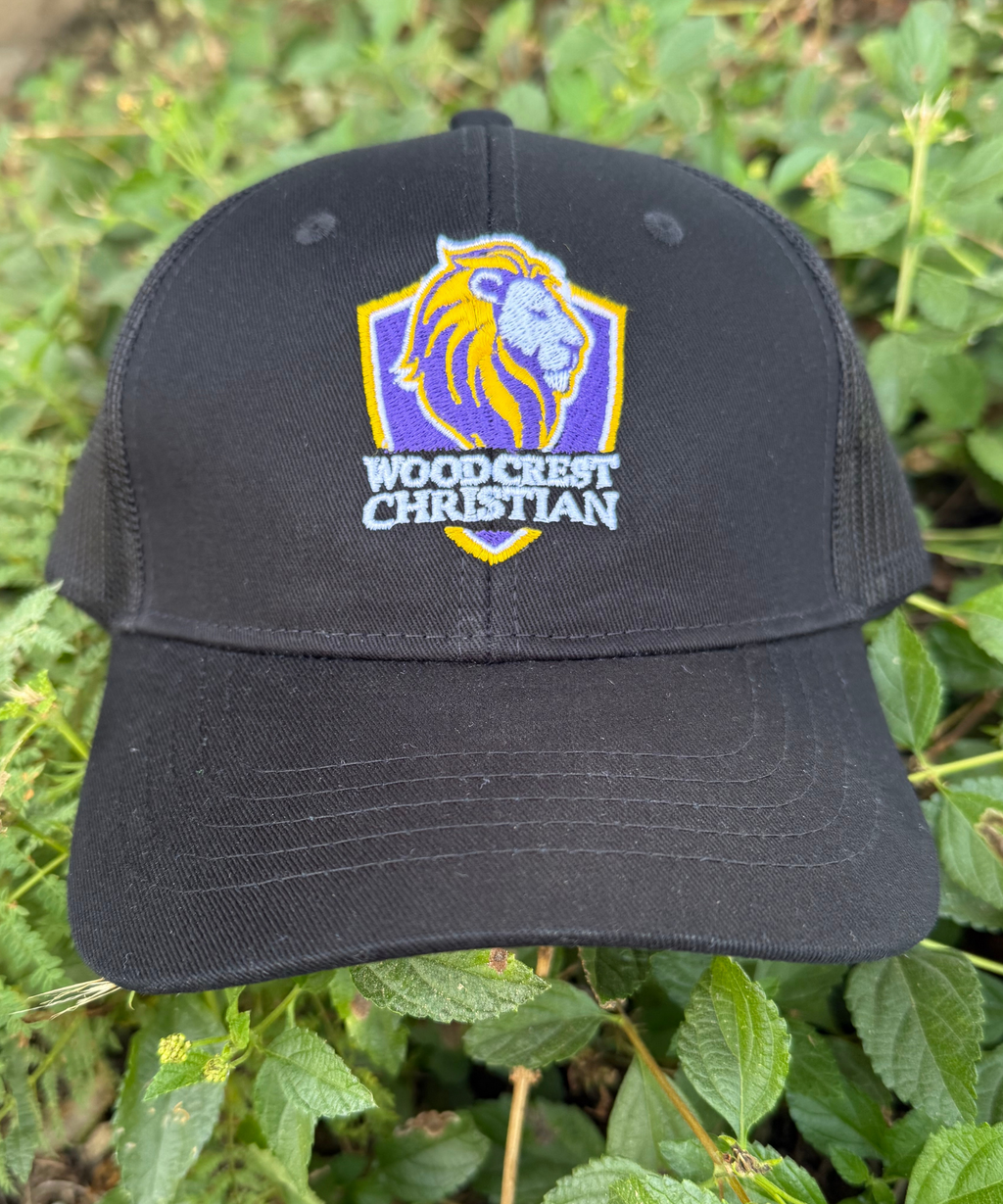 Youth Lion Shield Black Snapback Hat
