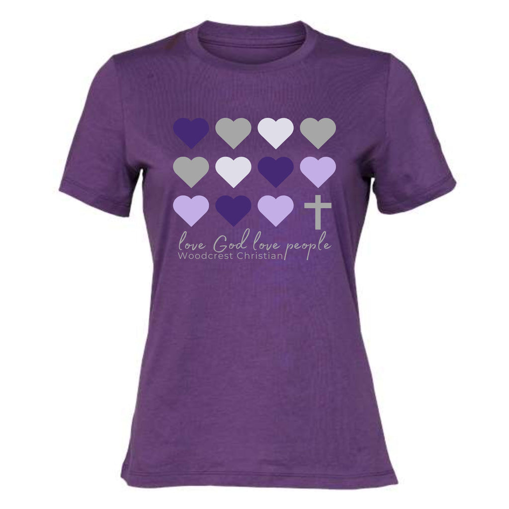 Love God Love People Heart Shirt