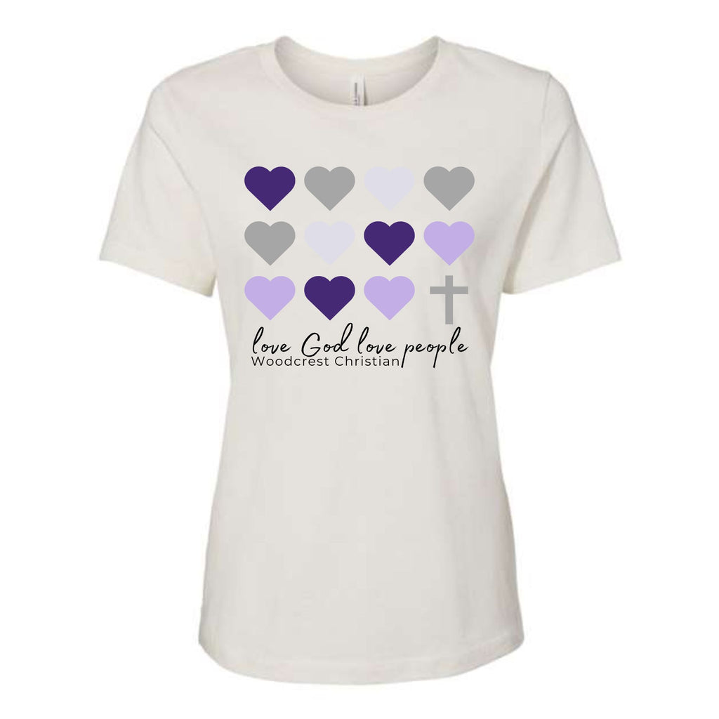 Love God Love People Heart Shirt