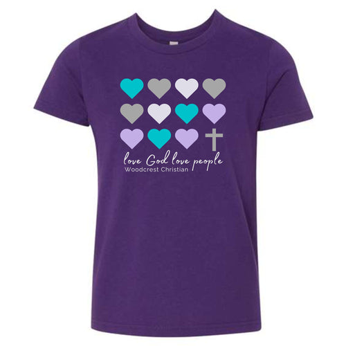 Love God Love People Heart Shirt