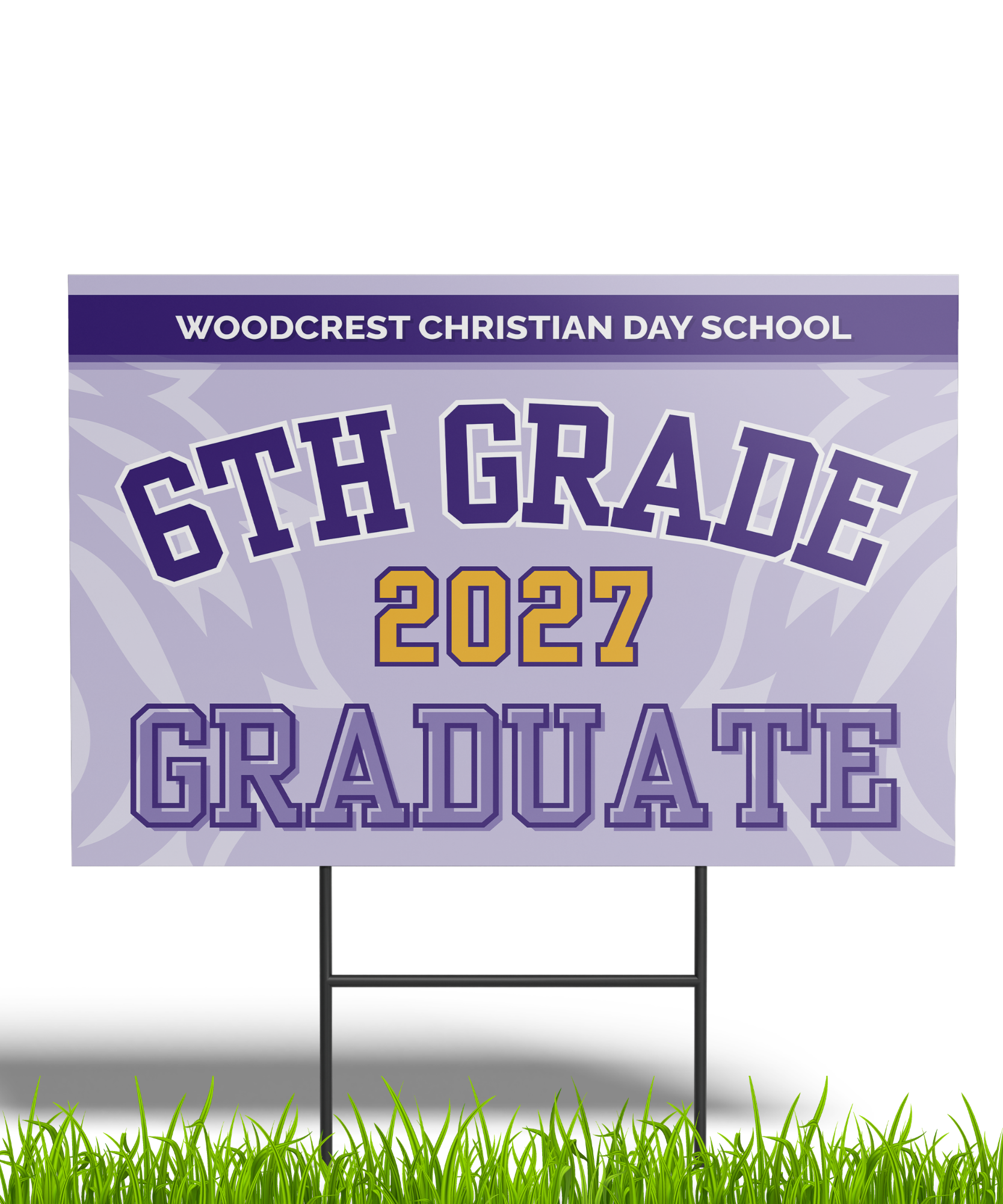 6th Grade Graduation Yard Sign