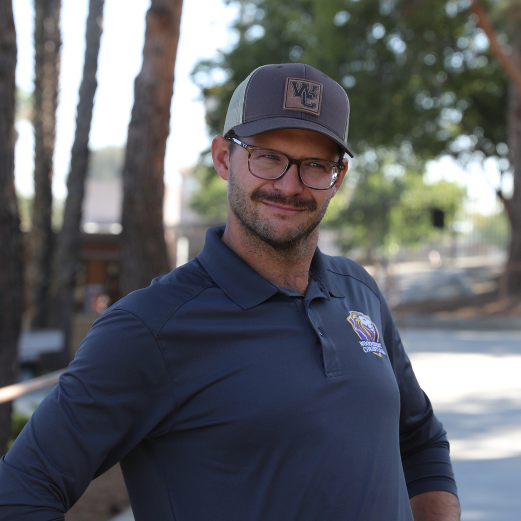 Retro Trucker Mesh Hat with Leather WC Stamp