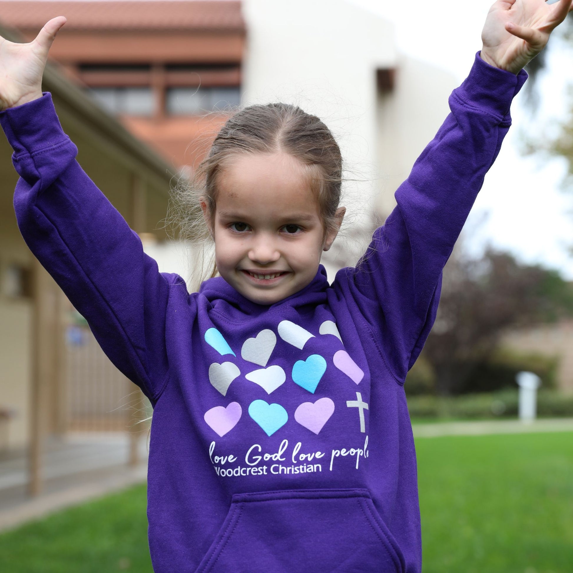 Girls Hearts Sweatershirt