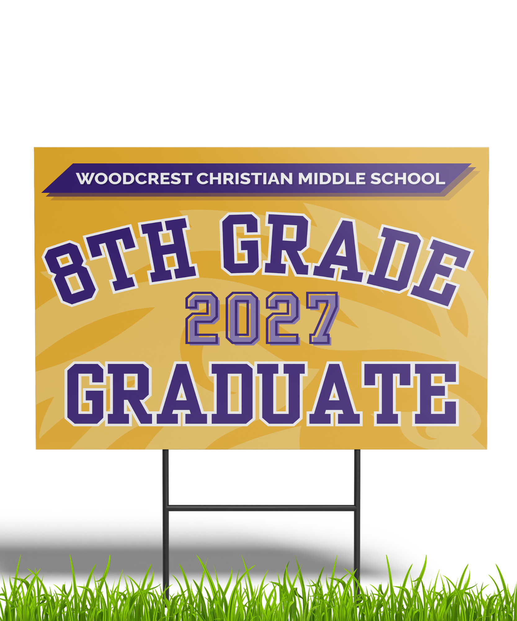 8th Grade Graduation Yard Sign