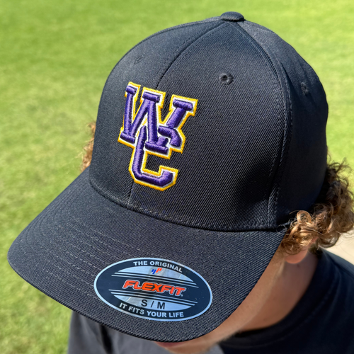 WC Puff Embroidery Flex Fit Hat (Black)