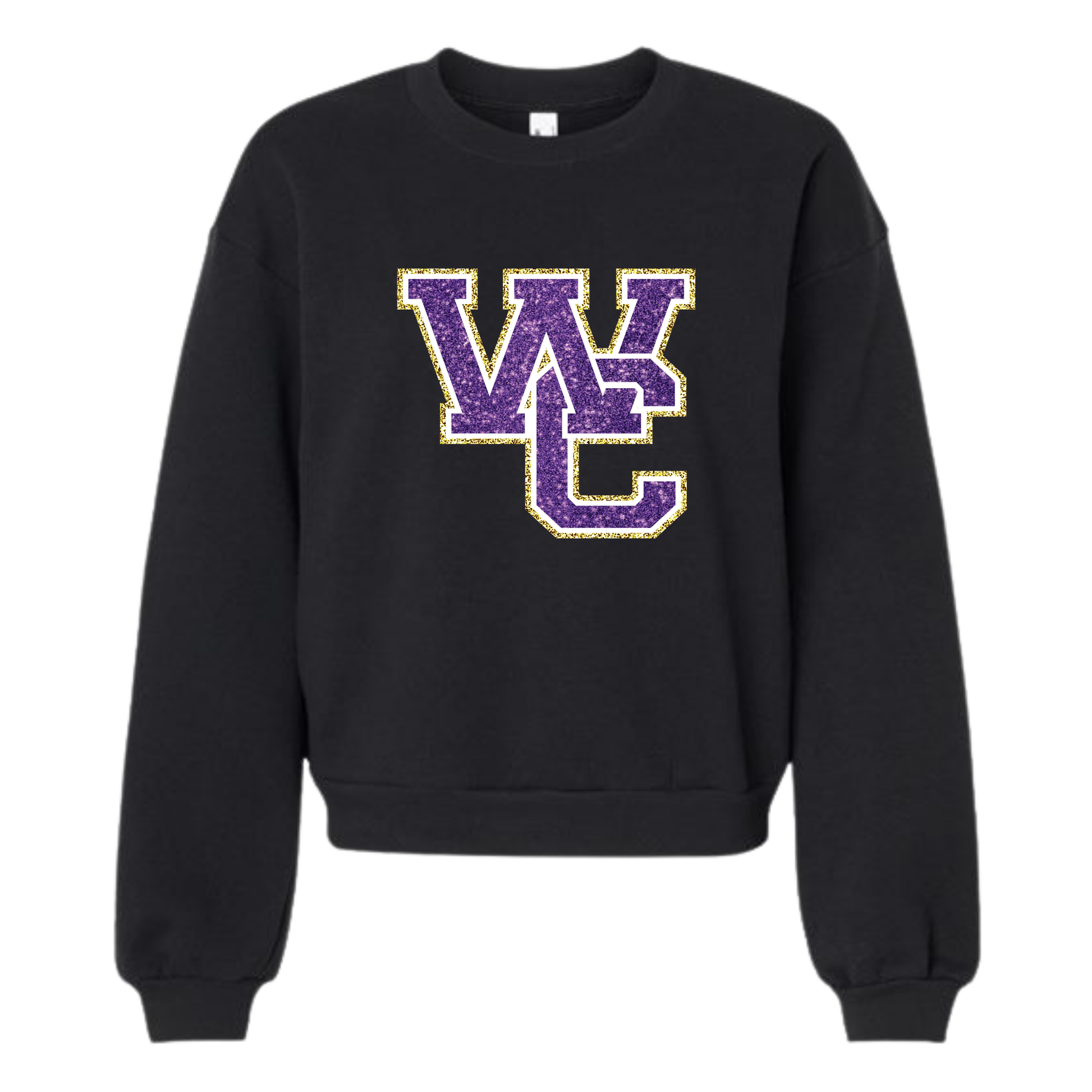 Ladies ReFlex Fleece Crewneck WC Glitter Sweatshirt