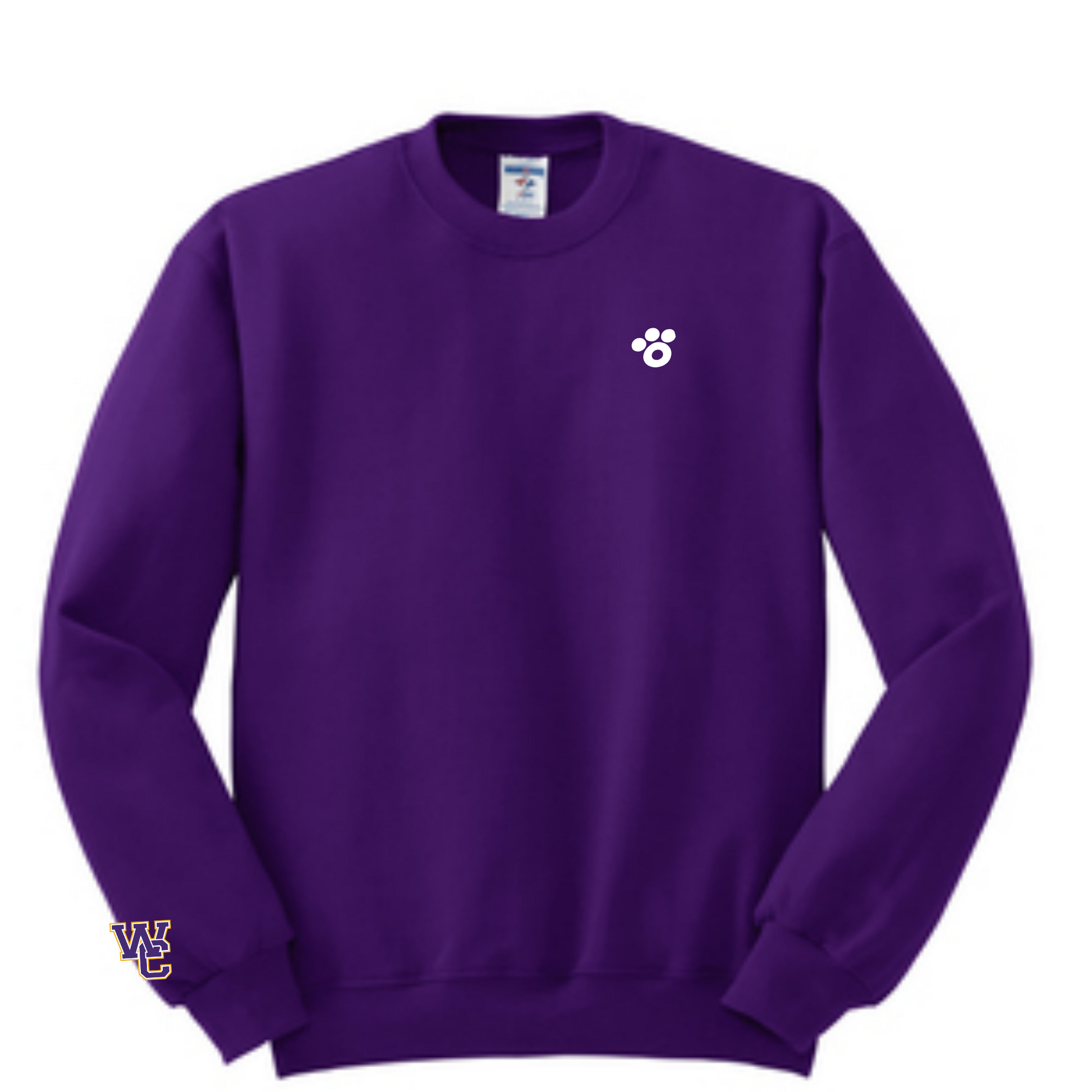 Purple Rowdy Crewneck Sweatshirt