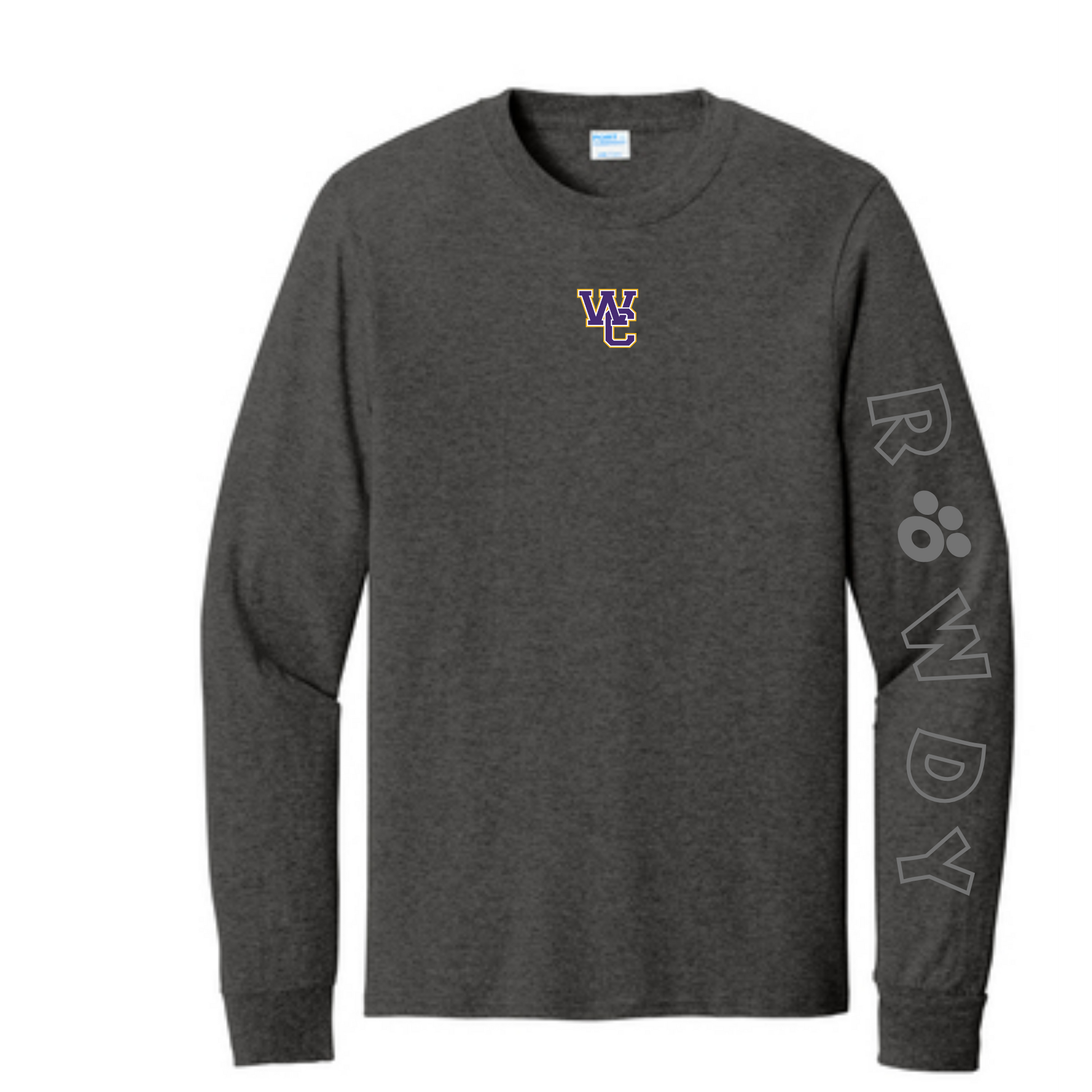 Grey Long Sleeve Rowdy T-shirt