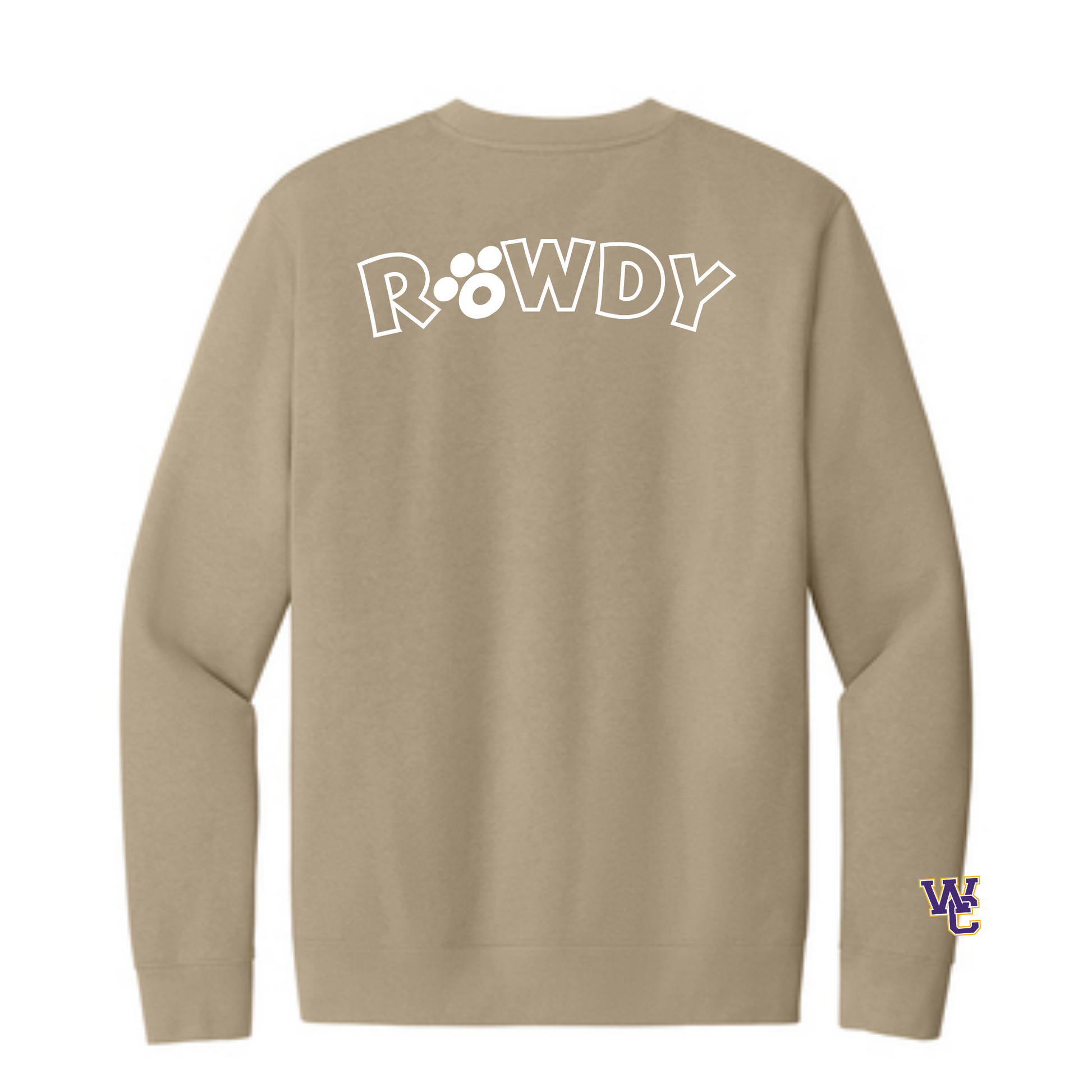 Tan Rowdy Crewneck Sweatshirt