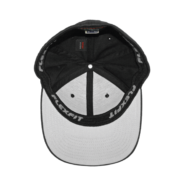 WC Puff Embroidery Flex Fit Hat (Black)